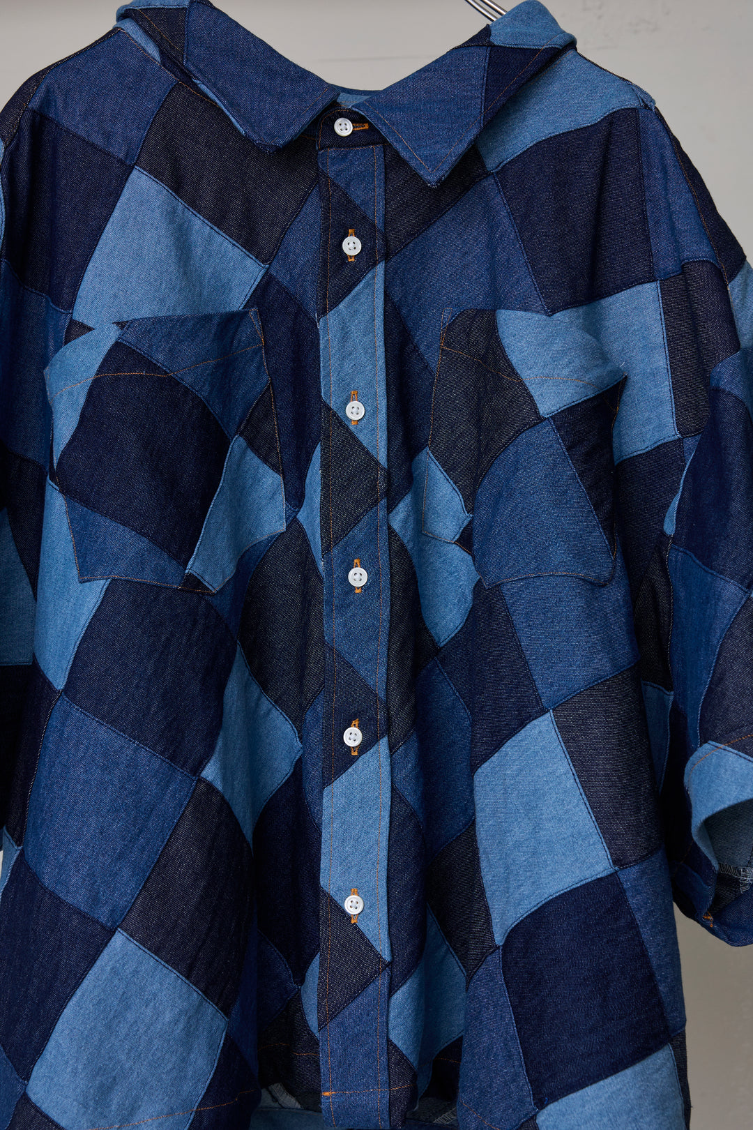 先行予約 RHOMBUS DENIM HS SHIRT