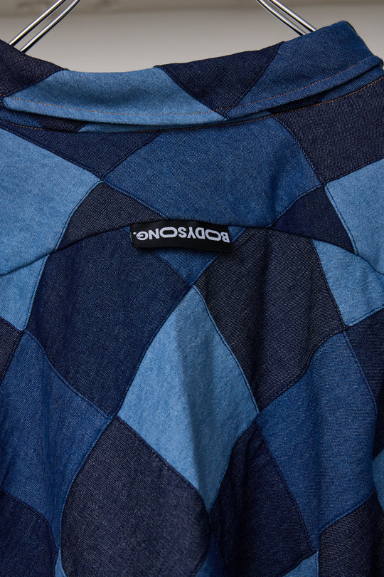 先行予約 RHOMBUS DENIM LS SHIRT