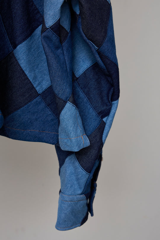 先行予約 RHOMBUS DENIM LS SHIRT