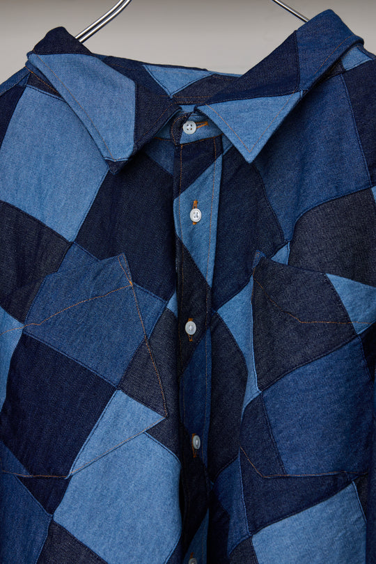 先行予約 RHOMBUS DENIM LS SHIRT