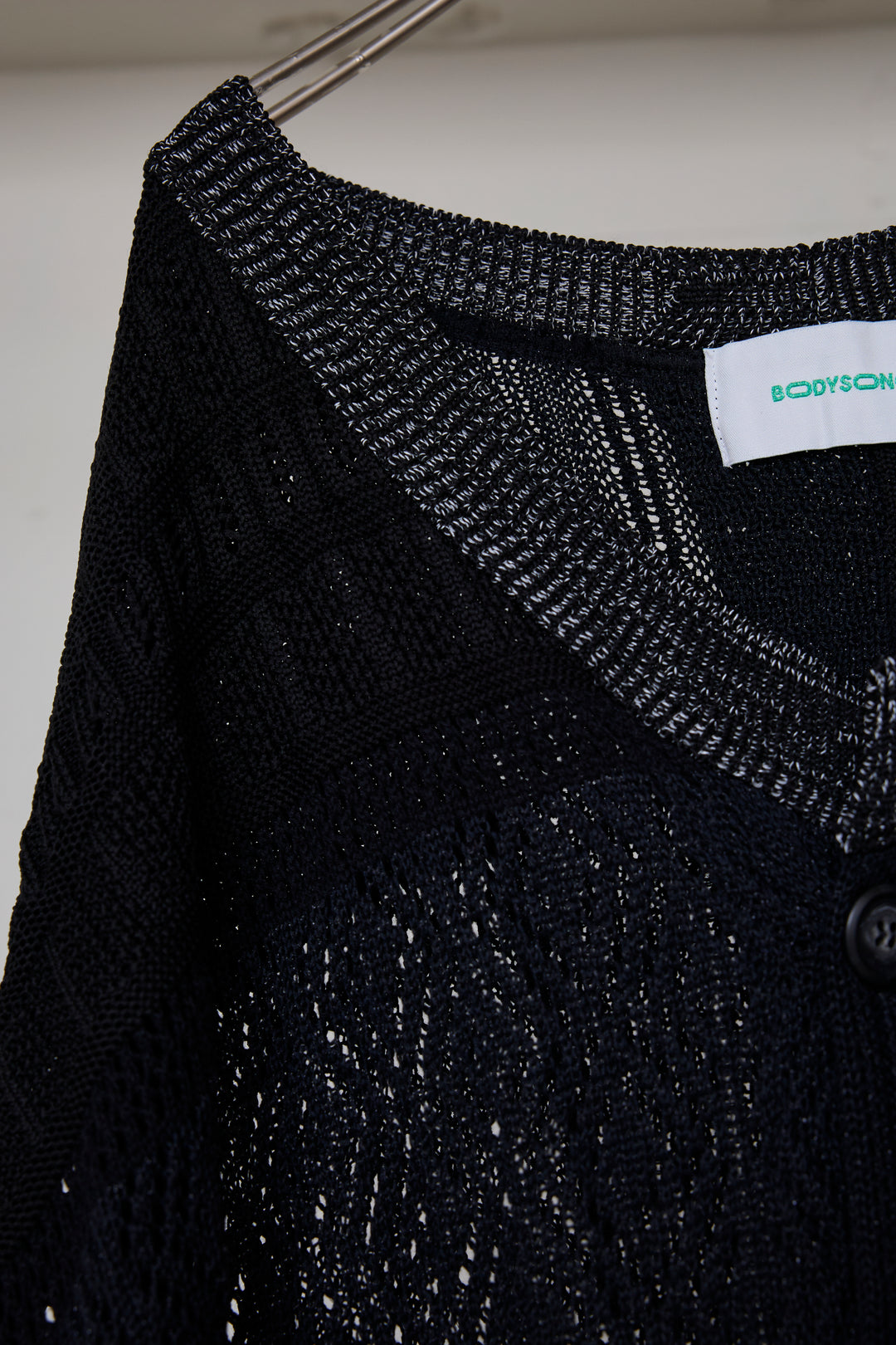 先行予約 MIXED-KNIT CARDIGAN_REFLECTIVE RIB