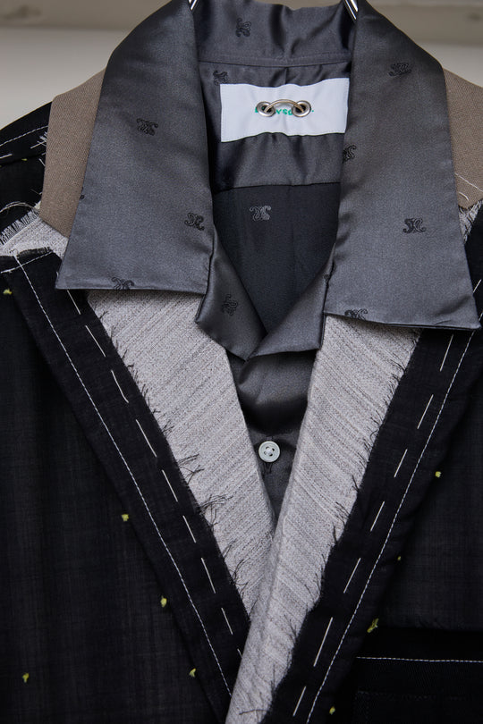 先行予約 DETACHABLE SHIRT+ARTISANAL J/SHEER WOOL