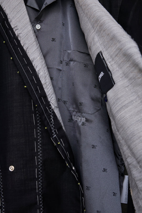 先行予約 DETACHABLE SHIRT+ARTISANAL J/SHEER WOOL