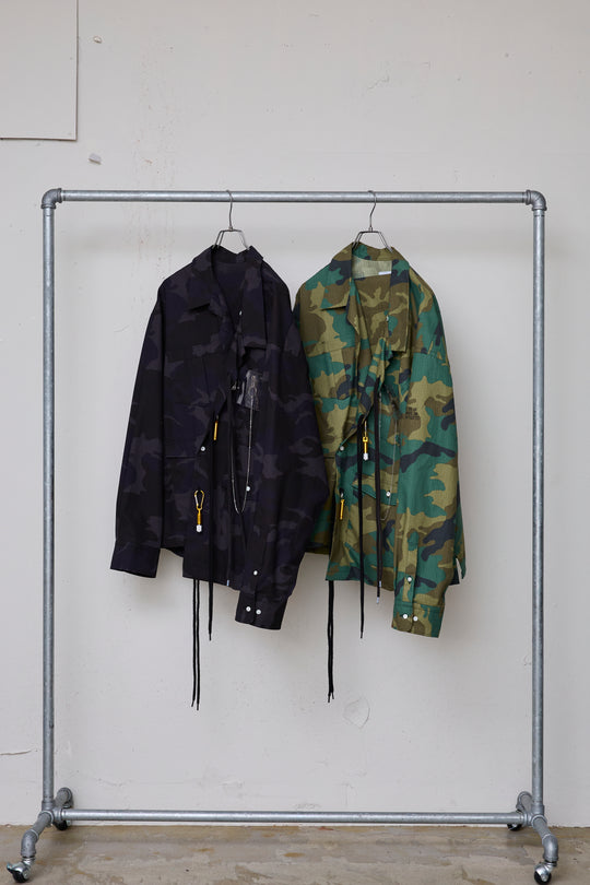 先行予約 PIGMENT-DYED CAMO JACKET