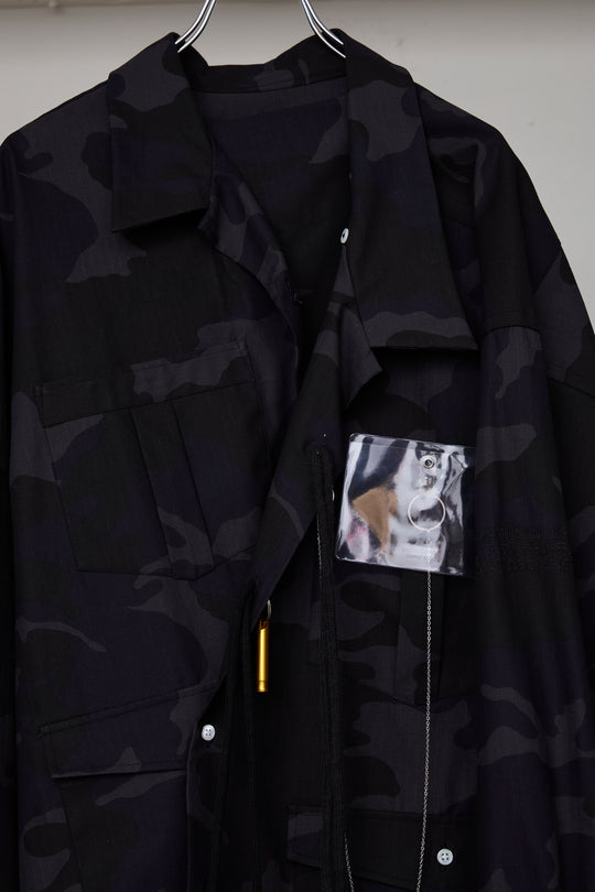 先行予約 PIGMENT-DYED CAMO JACKET