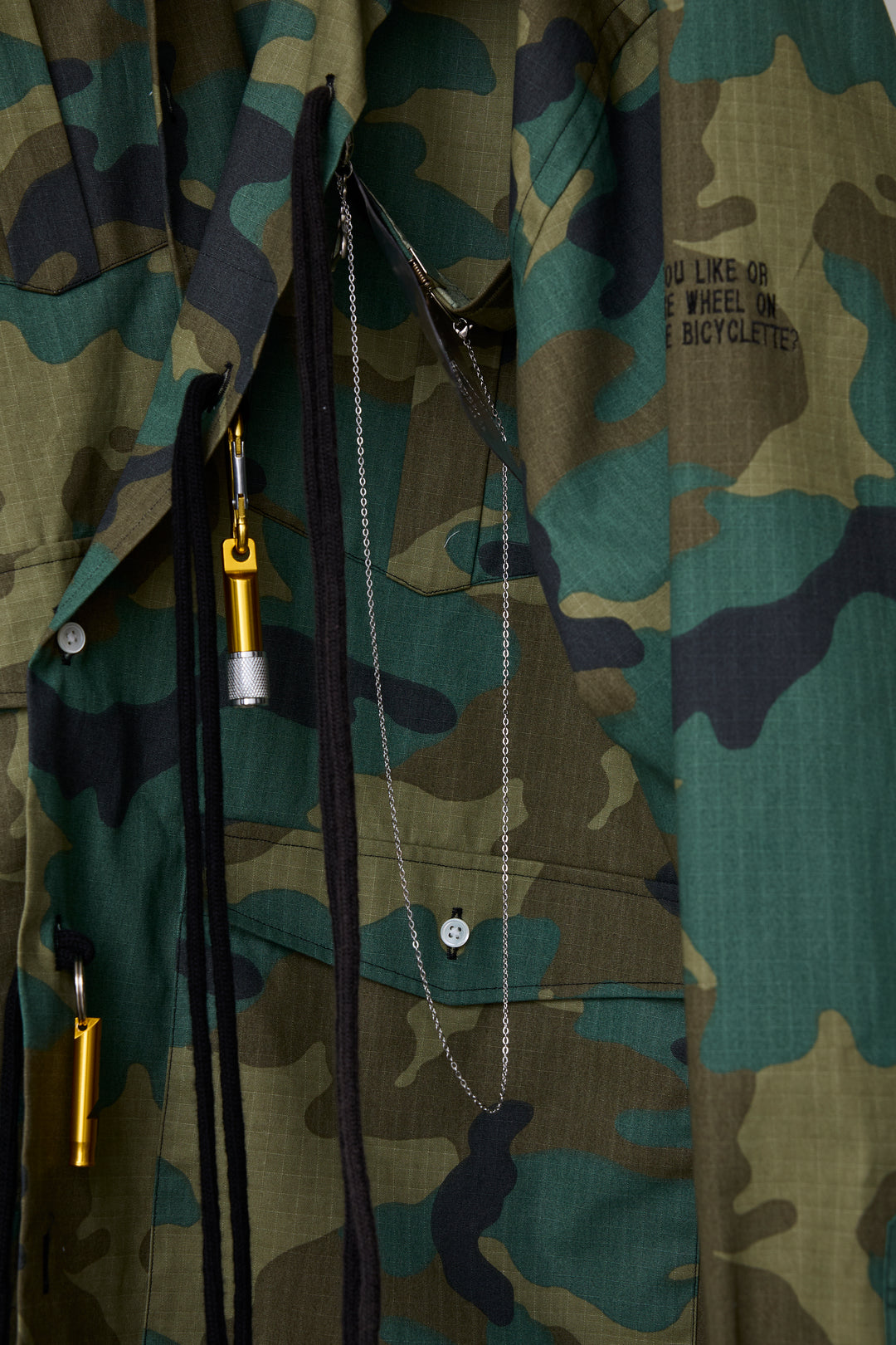 先行予約 PIGMENT-DYED CAMO JACKET