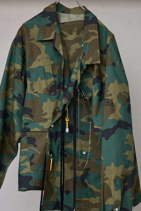 先行予約 PIGMENT-DYED CAMO JACKET