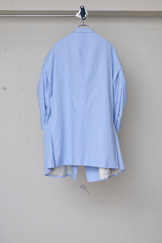 先行予約 CUT JACQUARD GINGHAM TAILORED C