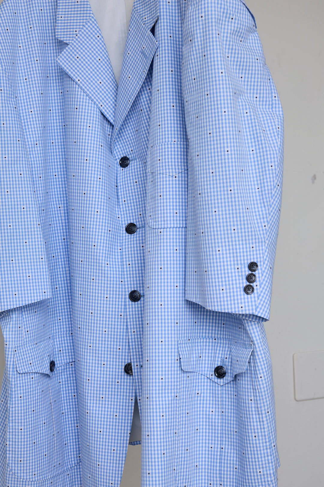 先行予約 CUT JACQUARD GINGHAM TAILORED C