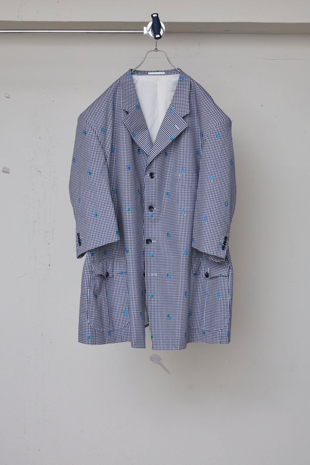 先行予約 CUT JACQUARD GINGHAM TAILORED C
