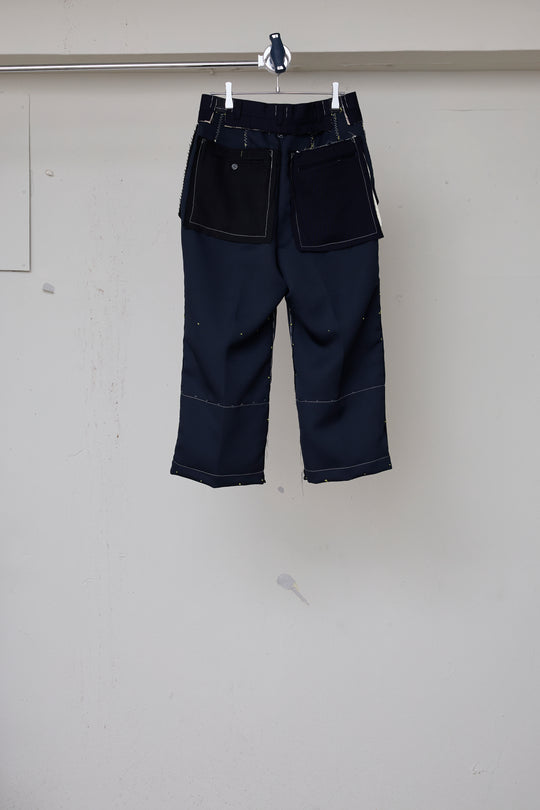 先行予約 ARTISANAL SLACKS/POLYESTER TRIPLE-WEAVE