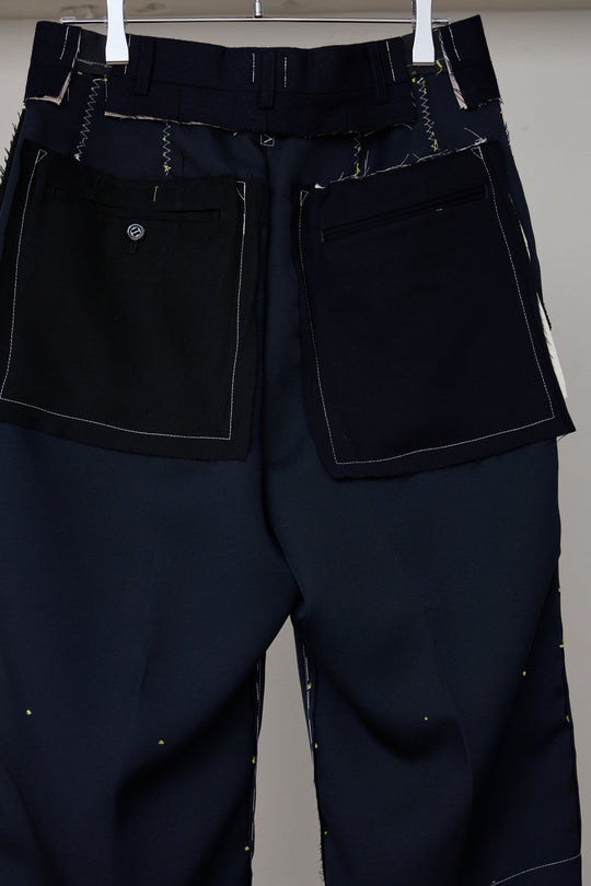先行予約 ARTISANAL SLACKS/POLYESTER TRIPLE-WEAVE