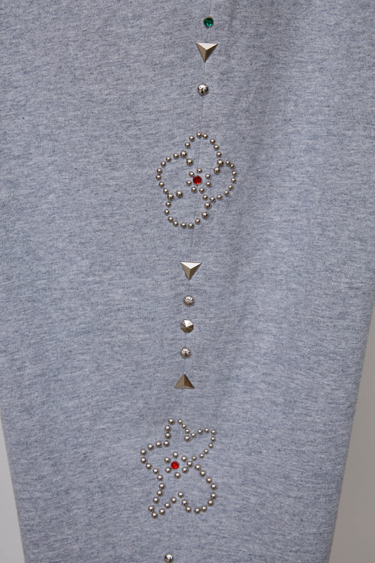 先行予約 EMBELLISHED FLORAL JOGGERS