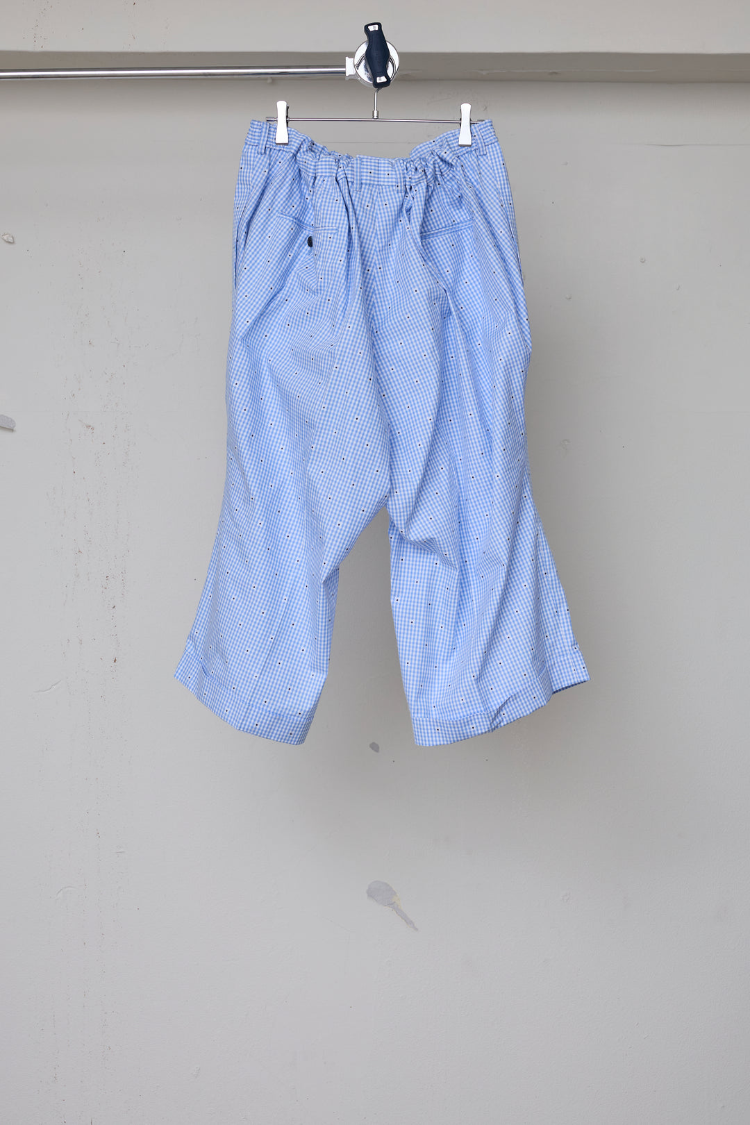 先行予約 CUT JACQUARD GINGHAM MOST WIDE SLACKS