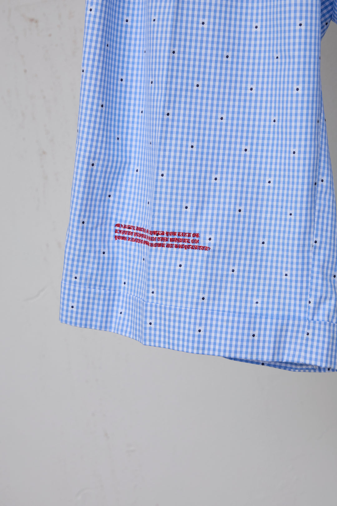 先行予約 CUT JACQUARD GINGHAM MOST WIDE SLACKS