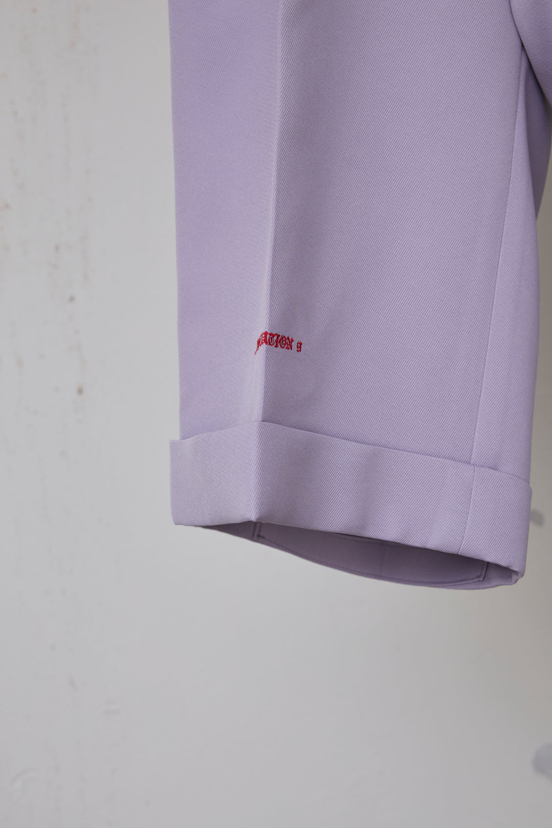先行予約 POLYESTER TRIPLE-WEAVE WIDE SLACKS