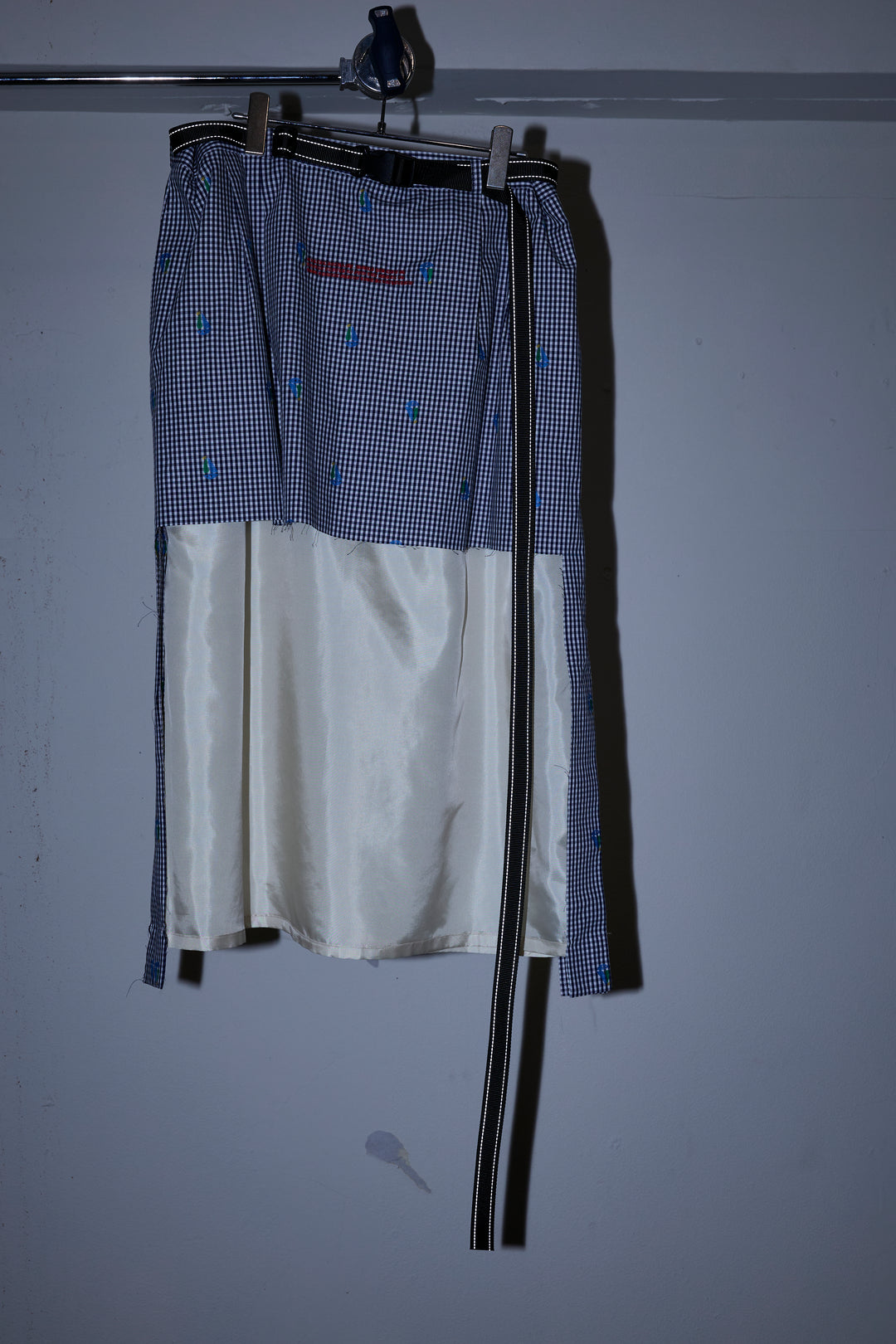 先行予約 CUT JACQUARD GINGHAM LAYERED MINI