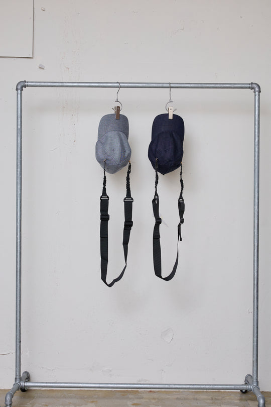 先行予約 REFLECTIVE STRIPE DENIM CAP/STRAP