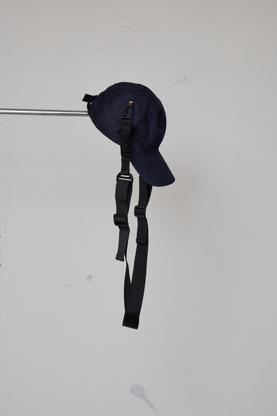 先行予約 REFLECTIVE STRIPE DENIM CAP/STRAP