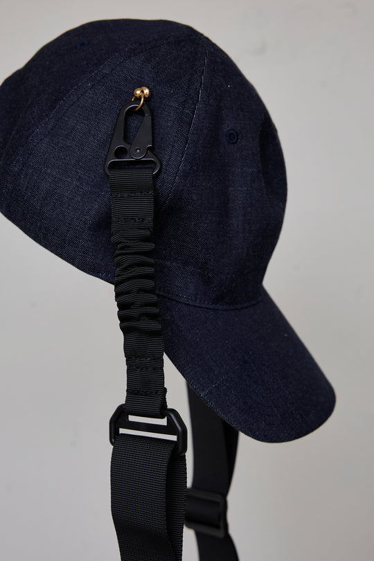 先行予約 REFLECTIVE STRIPE DENIM CAP/STRAP
