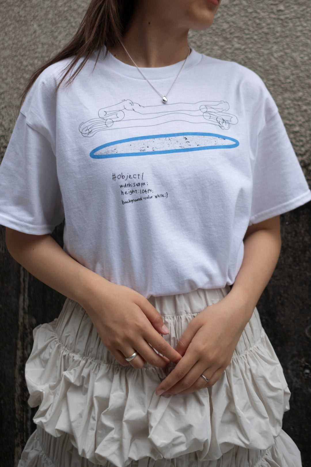 いおり   printed T-shirt