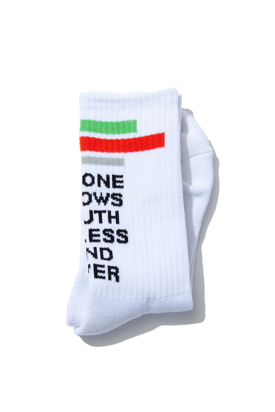 "FEET"01 JQD Knit Message Socks