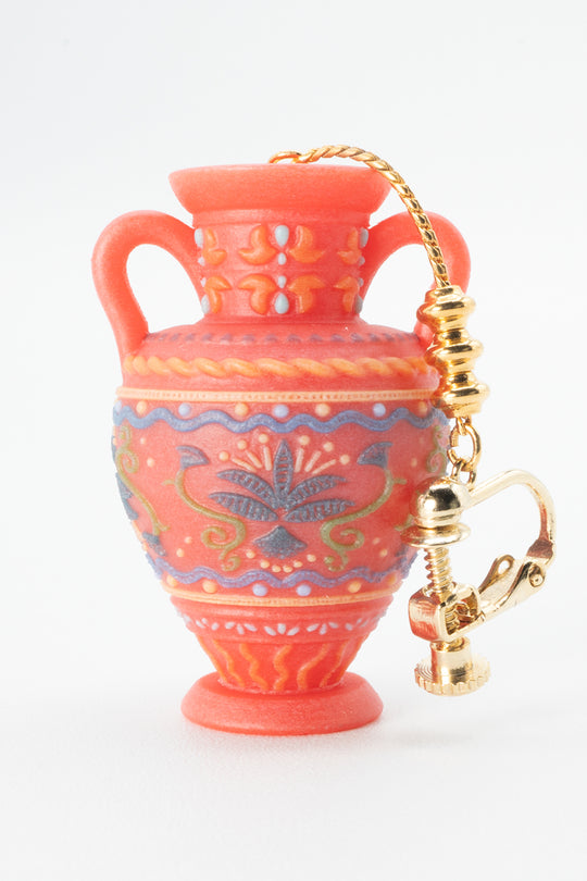 Flower vase single earring