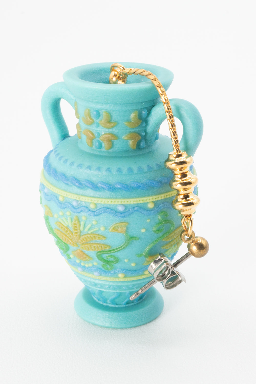 Flower vase single earring