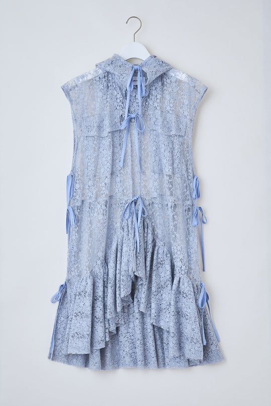 Tulle blouse Blue
