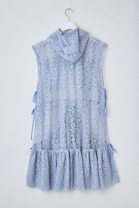 Tulle blouse Blue