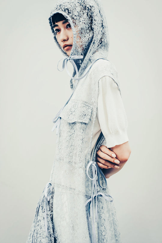 Tulle blouse Blue
