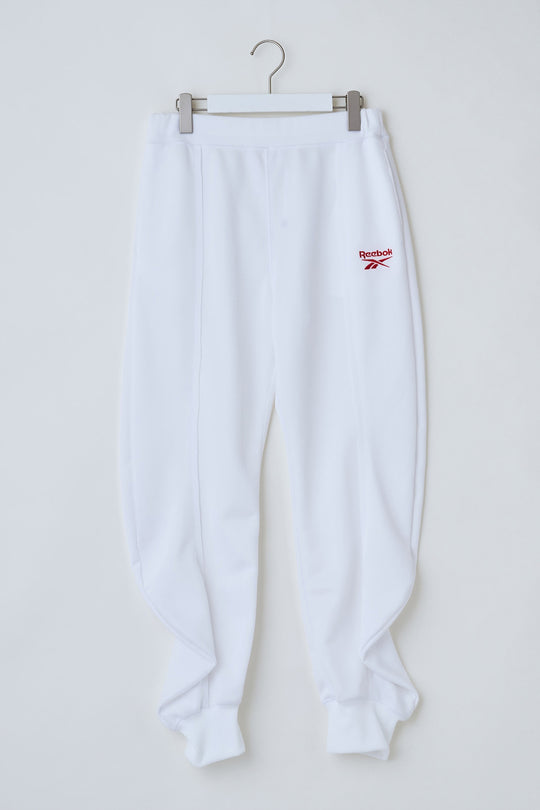 Reebok deformed sweat pants White