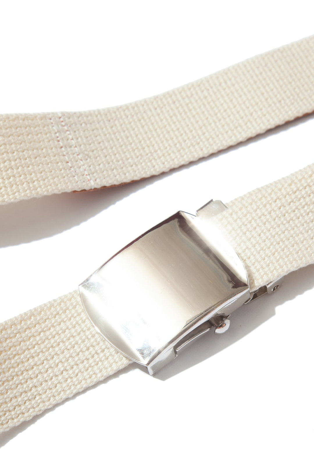 "JUICE".01 Action Leather combi Belt IVORY