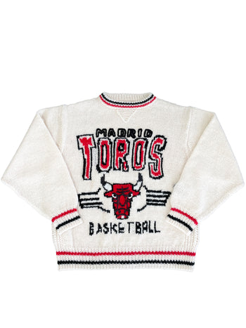 Hand Knit Basketball Sweater