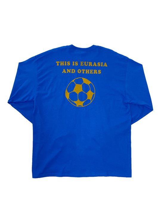 Football Long Sleeved T-shirt ROYAL BLUE