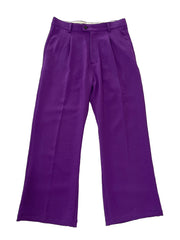 Crepe Georgette Trousers ROYAL PURPLE