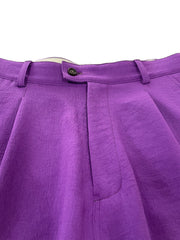 Crepe Georgette Trousers ROYAL PURPLE
