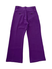 Crepe Georgette Trousers ROYAL PURPLE