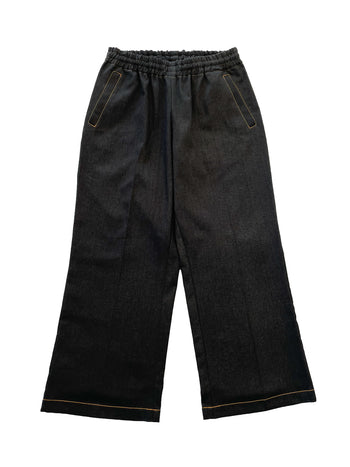 Denim Ish Twill Lounge Pants BLACK