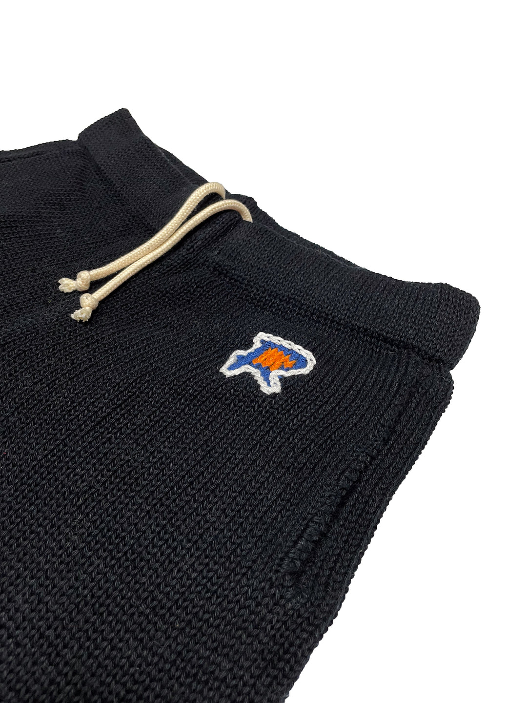 Hand Knitting College Shorts BLACK