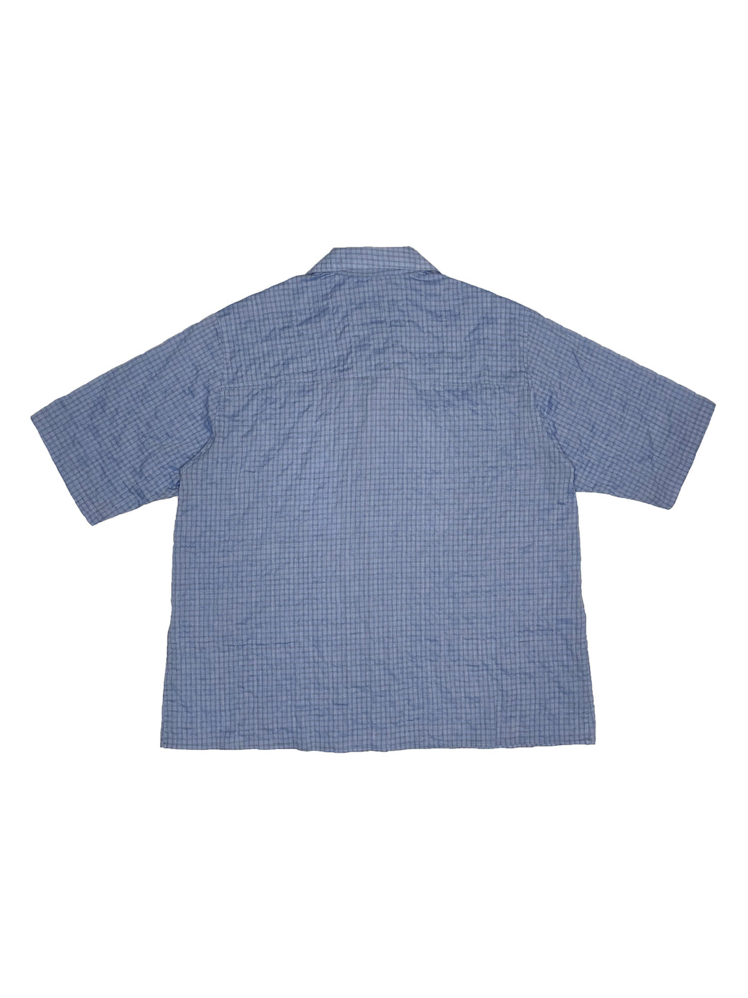 Open Soutien Collar Shirt BLUE