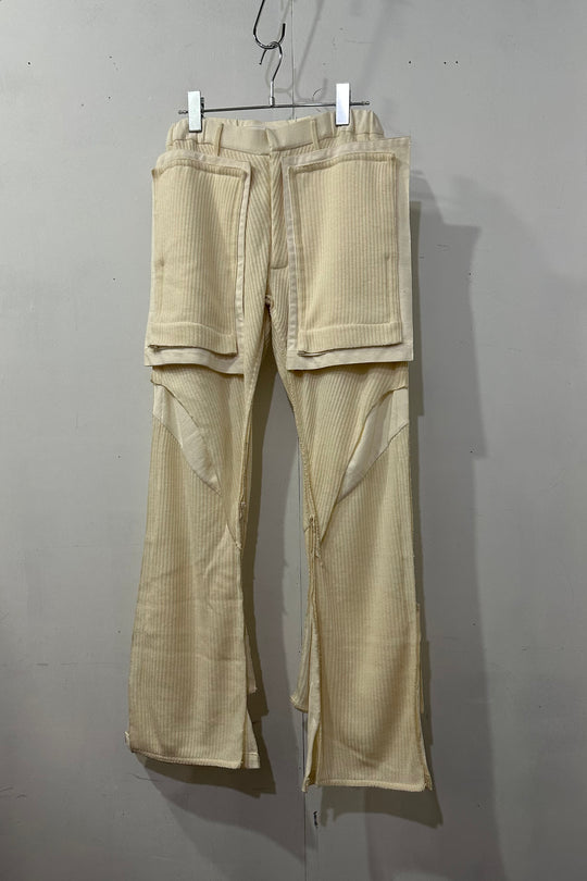 BALMUNG ダブルスリットパンツ(ニット)