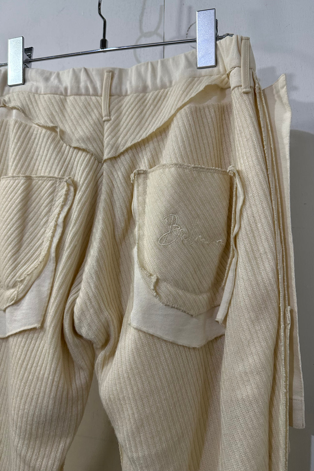 BALMUNG ダブルスリットパンツ(ニット)