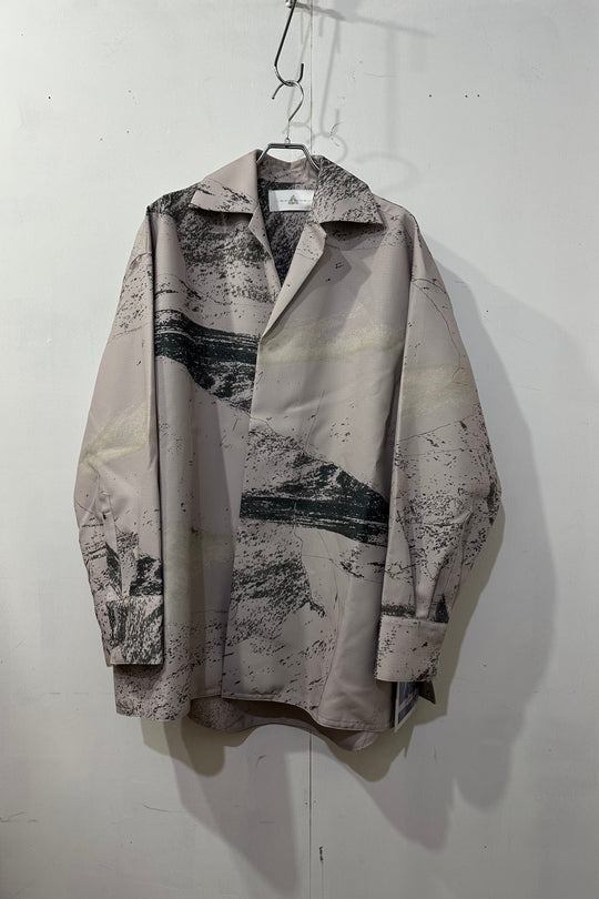 BALMUNG グラフィックビッグシャツムーングレイ