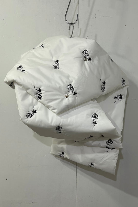 HOUGA HW24FA24 Patty scarf White