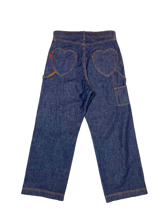 HEART ICON PAINTER JEANS INDIGO