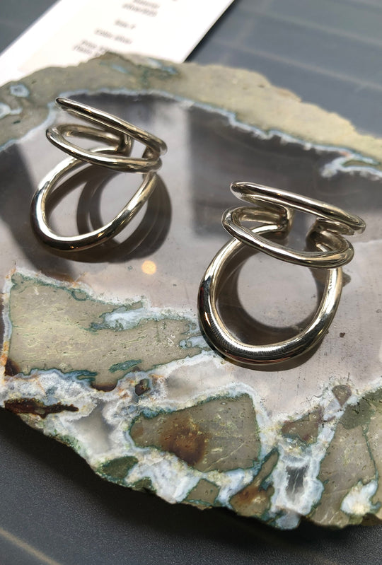 Progress Silver Earcuff Ring