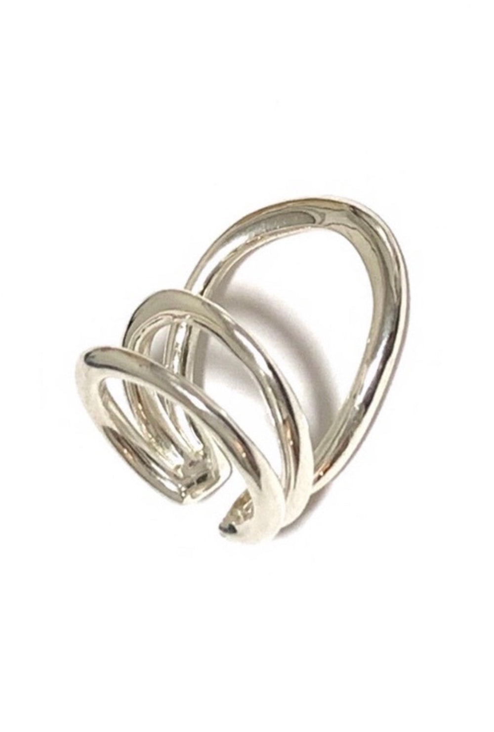 Progress Silver Earcuff Ring