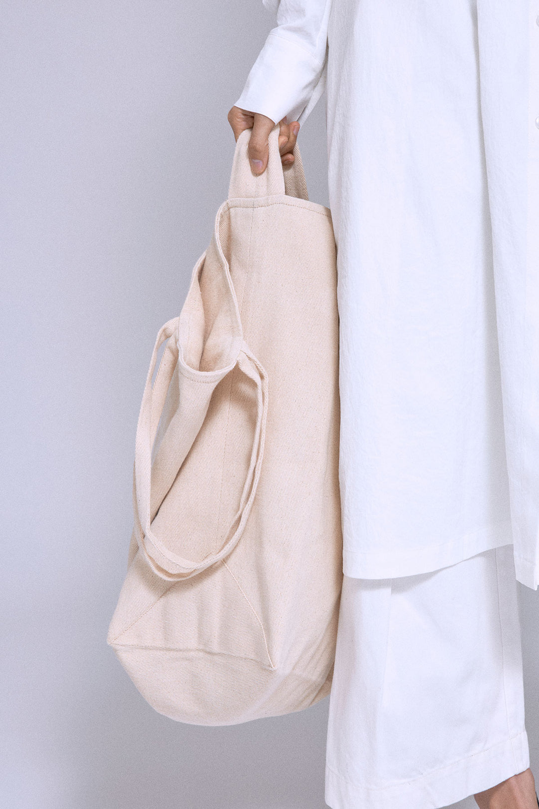 2Way Canvas Bag White