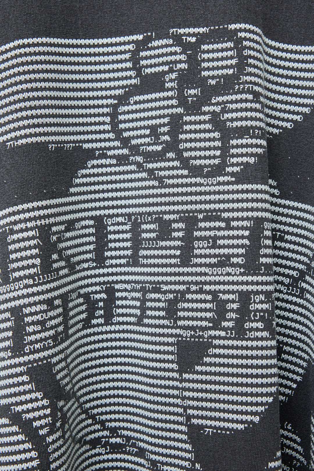 PI-DYED REACTION TWO-TONE TEE / WIKI BLACK